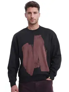 RARE RABBIT Men Printed Sweatshirt