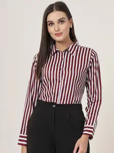 Style Quotient Women Smart Opaque Printed Formal Shirt