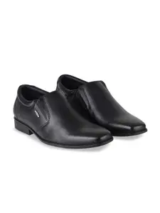 Red Chief Men Round Toe Leather Formal Slip-Ons