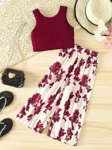 BAESD Girls Top with Palazzos