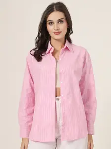 Style Quotient Women Relaxed Opaque Striped Casual Shirt