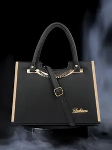 SPOTIC Structured Satchel with Bow Detail