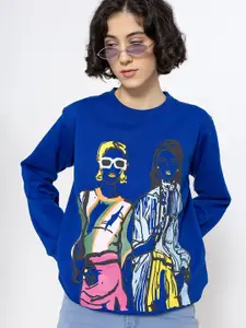 Lounge Dreams Women Printed Sweatshirt