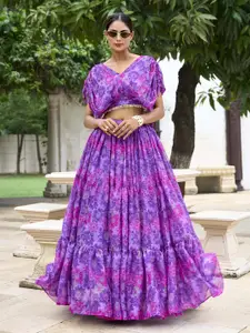 LOOKNBOOK ART Printed Ready to Wear Lehenga &