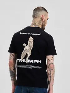 Snitch Men Printed Slim Fit T-shirt