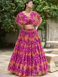 LOOKNBOOK ART Printed Ready to Wear Lehenga &