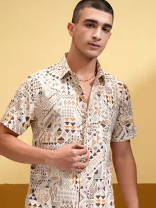 HIGHLANDER Men Printed Casual Shirt