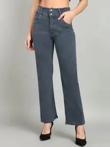 Nifty Women Straight Fit High-Rise Stretchable Jeans