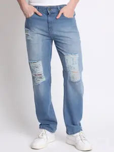 The Roadster The Lifestyle Co Men Straight Fit Ripped Jeans