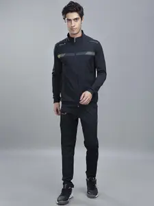 SPORT SUN Men Mock Collar Zipper Sweatshirt & Trackpants