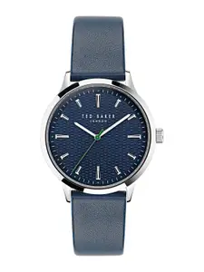 Ted Baker Men Dial & Leather Straps Analogue Watch BKPCSS4019I