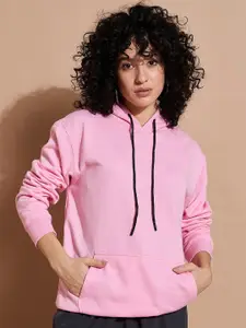The Roadster Lifestyle Co Women Loose Fit Hooded Sweatshirt