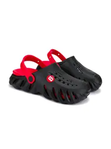 BERSACHE Men Self Design Clogs Flip Flops