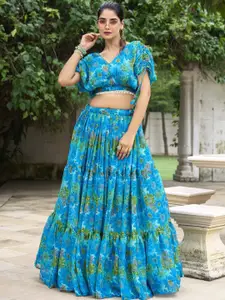 LOOKNBOOK ART Printed Ready to Wear Lehenga &