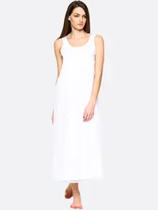 RedRose Cotton Round Neck Longline Side Slits Slip
