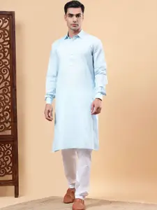 Yugnik Men Regular Pure Cotton Kurta with Pyjamas