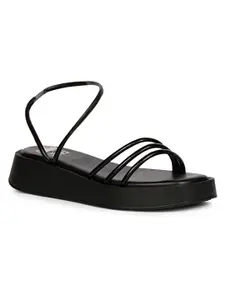 Viviblu Women Open Toe Flatform Heel Sandals