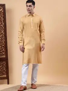Yugnik Men Regular Pure Cotton Kurta with Pyjamas