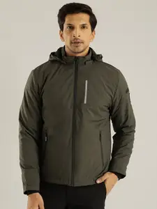 Indian Terrain Men Hooded Solid Casual Insulator Padded Jacket