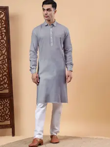 Yugnik Men Regular Pure Cotton Kurta with Pyjamas