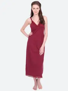 RedRose Cotton V Neck Longline Slip
