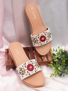 Kiana House Of Fashion Women Embellished Ethnic Comfort Sandals