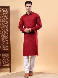 Yugnik Men Regular Pure Cotton Kurta with Pyjamas