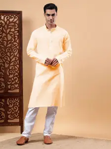 Yugnik Men Regular Pure Cotton Kurta with Pyjamas