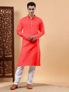 Yugnik Men Regular Pure Cotton Kurta with Pyjamas