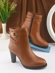 The Roadster Lifestyle Co. Women Casual Block Heeled Regular Boots