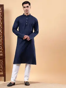 Yugnik Men Regular Pure Cotton Kurta with Pyjamas
