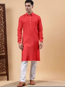 Yugnik Men Regular Pure Cotton Kurta with Pyjamas