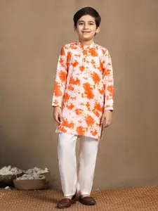 FASHION DREAM Boys Printed Regular Kurta with Pyjamas