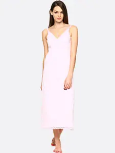 RedRose Cotton Sleeveless Full Length Maxi Nighty Slip