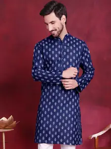Jompers Men Floral Printed Kurta