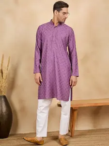 House of Pataudi Men Printed Ethnic Kurta