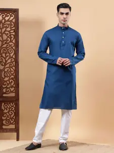 Yugnik Men Regular Pure Cotton Kurta with Pyjamas