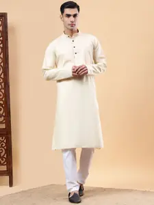 Yugnik Men Regular Pure Cotton Kurta with Pyjamas