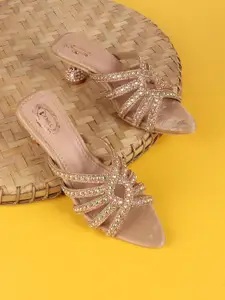 Denill Women Open Toe Stiletto Heel Sandals