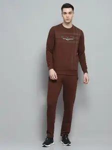 Monte Carlo Men Typography Printed Tracksuit