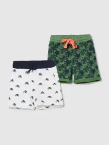 max Boys Pack Of  2 Printed Regular Fit Cotton Shorts