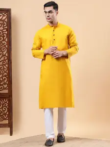 Yugnik Men Regular Pure Cotton Kurta with Pyjamas