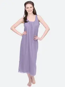 RedRose Cotton Round Neck Longline Side Slits Slip