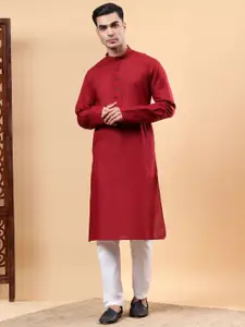 Yugnik Men Regular Pure Cotton Kurta with Pyjamas