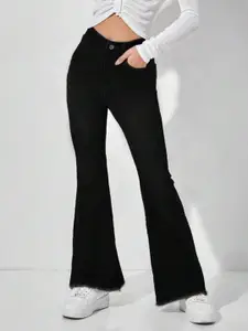 Next One Women Smart Bootcut High-Rise Clean Look Stretchable Jeans