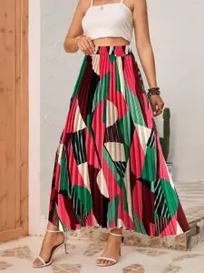 OTABU Women Flared A-Line Skirts