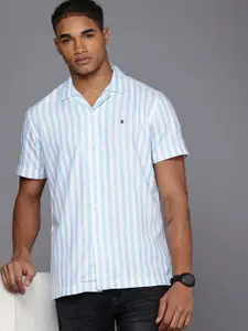 Louis Philippe Jeans Slim Fit Striped Casual Shirt