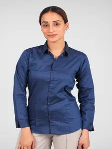 BLUEBIRD Classic Spread Collar Casual Shirt