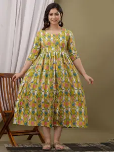 Mialo fashion Women Printed Block Print Maternity Kurta