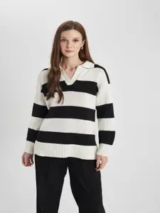 DeFacto Colourblocked Pullover Sweater